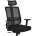 Компьютерное кресло TopChairs для руководителя TopChairs Post офисное черное обивка сетка ткань крестовина пластик 