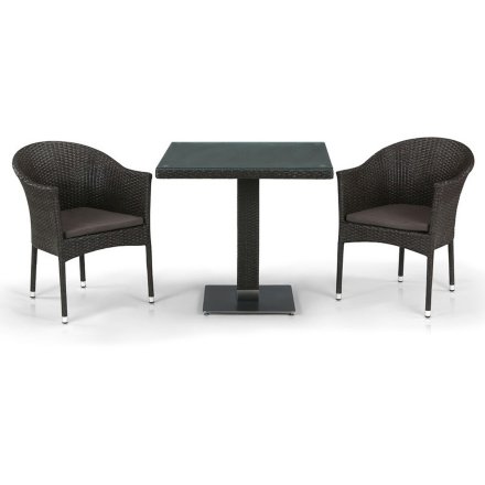 Комплект плетеной мебели T605SWT/Y350B-W53 Brown 