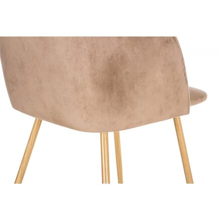 Стул на металлокаркасе Sofas коричневый 