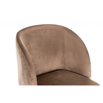 Стул на металлокаркасе Sofas коричневый 