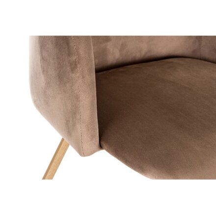 Стул на металлокаркасе Sofas коричневый 