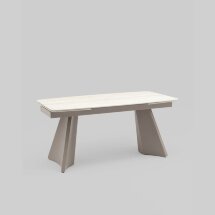 Стол обеденный Eliora 160-240*90 см серая керамика