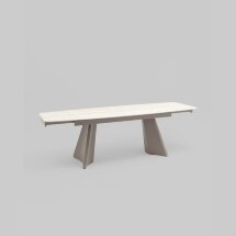 Стол обеденный Eliora 160-240*90 см серая керамика