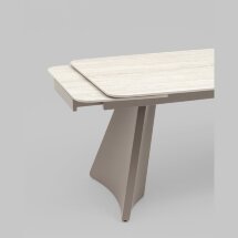 Стол обеденный Eliora 160-240*90 см серая керамика