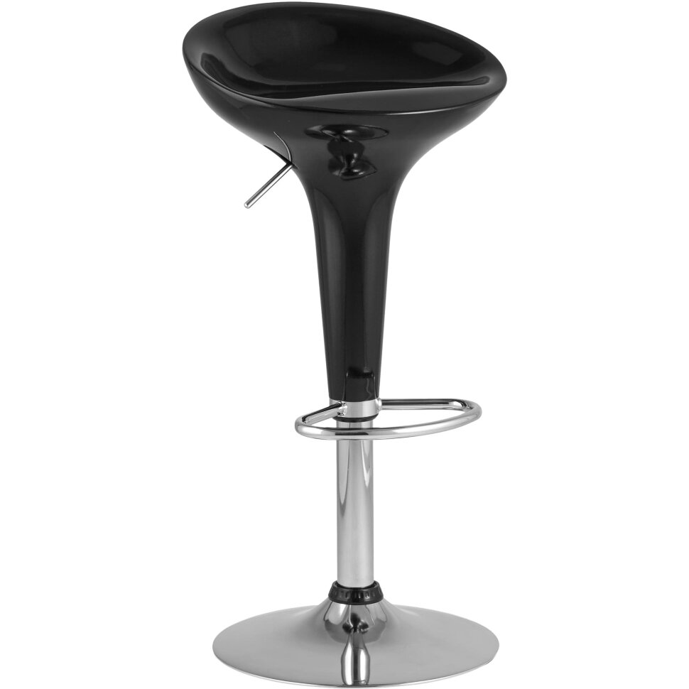 Барный стул Stool Group Bomba (Бомба) черный газ-лифт, пластик, хром Барный стул Stool Group Bomba (Бомба) черный газ-лифт, пластик, хром