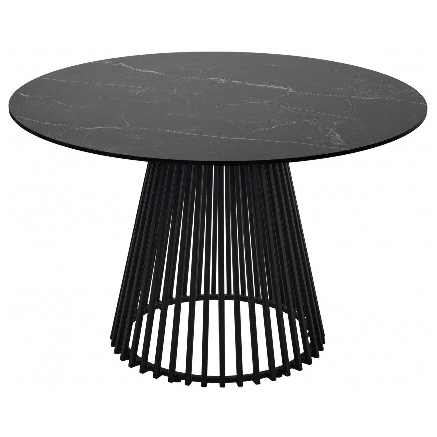 Керамический стол Terni 120 керамика черный мрамор матовый matt black marble solid ceramic / черный Керамический стол Terni 120 керамика черный мрамор матовый matt black marble solid ceramic / черный