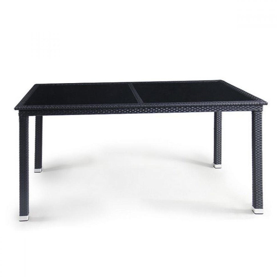 Плетеный стол T285A-W5-140x80 Black Плетеный стол T285A-W5-140x80 Black