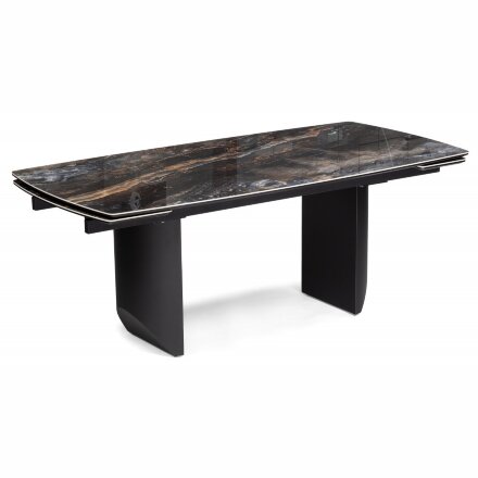 Керамический стол Маре 200(260)х100х77 neodom titanium lawa nero / черный 