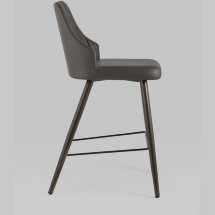 Стул полубарный Stool Group Коналл экокожа таупе металлические ножки