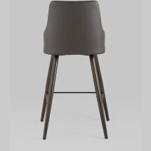 Стул полубарный Stool Group Коналл экокожа таупе металлические ножки