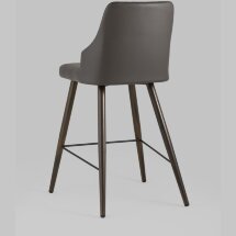Стул полубарный Stool Group Коналл экокожа таупе металлические ножки