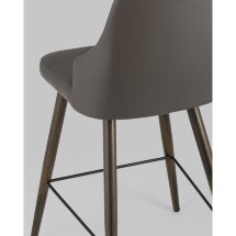 Стул полубарный Stool Group Коналл экокожа таупе металлические ножки