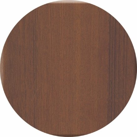 Круглая столешница Werzalit (80 см) 241 темного дерева цвет 