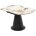 Керамический стол Teramo 135 gloss grand jade solid ceramic / черный 