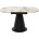 Керамический стол Teramo 135 gloss grand jade solid ceramic / черный 