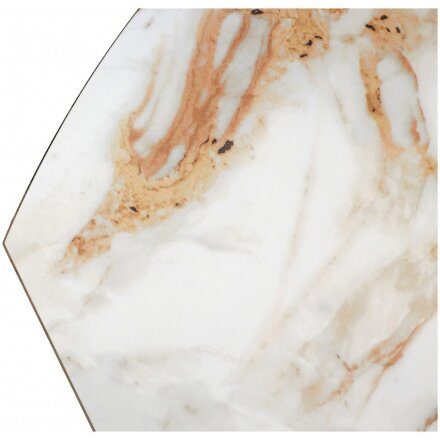 Керамический стол Teramo 135 gloss grand jade solid ceramic / черный 