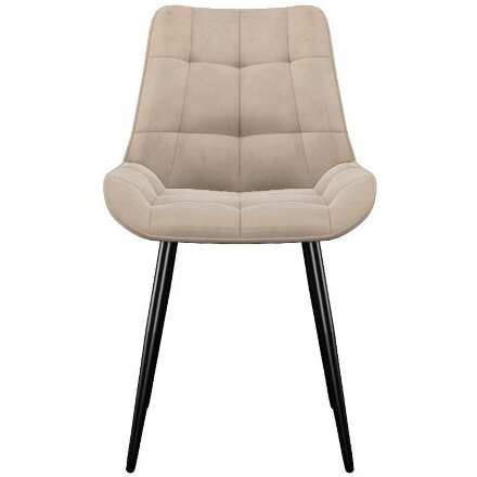 Стул DikLine 226 поворотный B03 BEIGE, ножки черные 