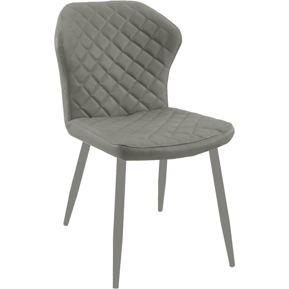 Стул DikLine 239М кож/зам GREY, ножки GREY Стул DikLine 239М кож/зам GREY, ножки GREY