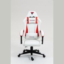 Кресло спортивное TopChairs Phantom бело-красный