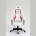 Кресло спортивное TopChairs Phantom бело-красный 