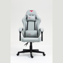 Кресло спортивное TopChairs Phantom серо-голубой