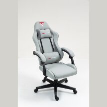 Кресло спортивное TopChairs Phantom серо-голубой