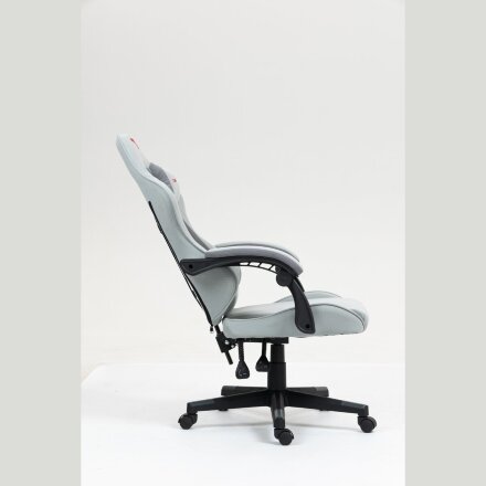 Кресло спортивное TopChairs Phantom серо-голубой 