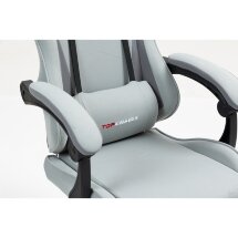 Кресло спортивное TopChairs Phantom серо-голубой