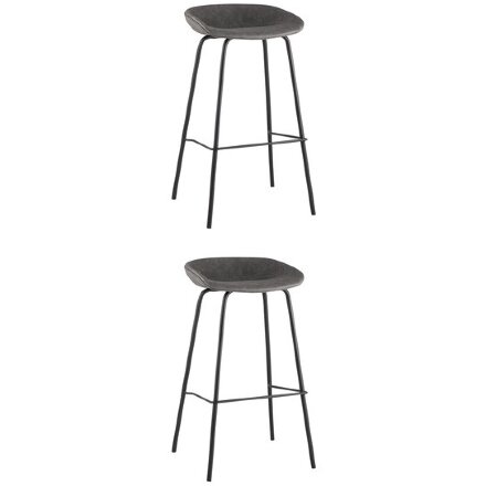 Стул барный Beetle Lite PU серый 2 шт 
