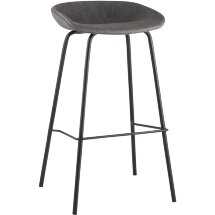 Стул барный Beetle Lite PU серый 2 шт