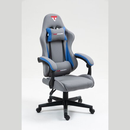 Кресло спортивное TopChairs Phantom серый 