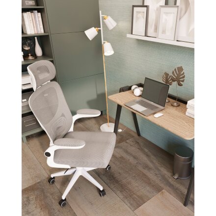 Кресло офисное TopChairs Airone белый 