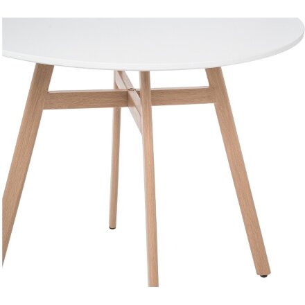 Обеденная группа Гуанора 90 gray / white / wood 