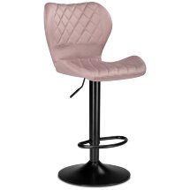 Барный стул Porch pink / black