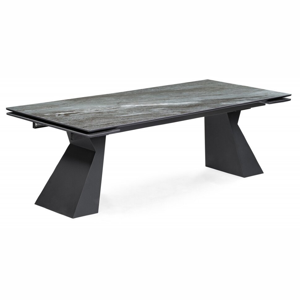 Керамический стол Денхольм 240(300)х100х75 mosco nero matt / черный Керамический стол Денхольм 240(300)х100х75 mosco nero matt / черный
