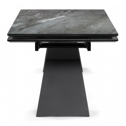 Керамический стол Денхольм 240(300)х100х75 mosco nero matt / черный 