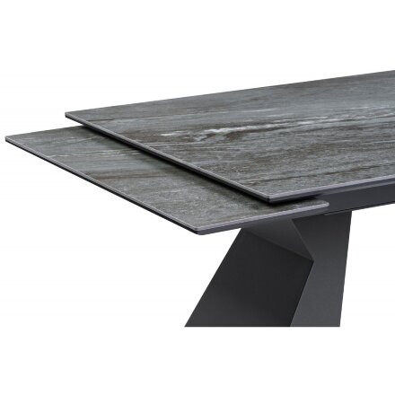 Керамический стол Денхольм 240(300)х100х75 mosco nero matt / черный 