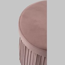 Пуф складной с ящиком Store Round пыльно-розовый