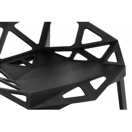 Пластиковый стул One PC-015 черный 