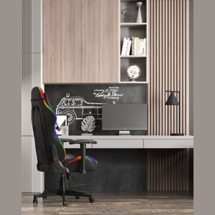 Кресло спортивное TopChairs GMM-080 черный 