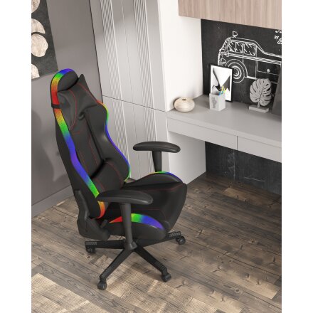 Кресло спортивное TopChairs GMM-080 черный 