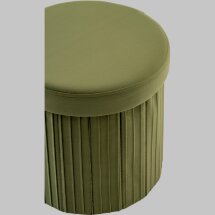 Пуф складной с ящиком Store Round травяной