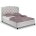 Кровать Hadson 160х200 silver 