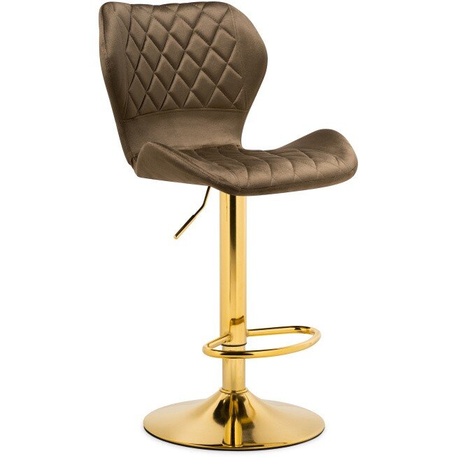 Барный стул Porch cappuccino / gold Барный стул Porch cappuccino / gold