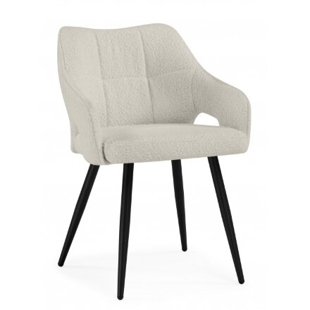 Стул на металлокаркасе Hera beige / black 