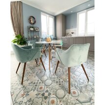 Стол круглый Eames DSW NEW D70 белый