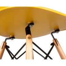 Стул обеденный DSW ножки светлый бук, горчичный Y-03