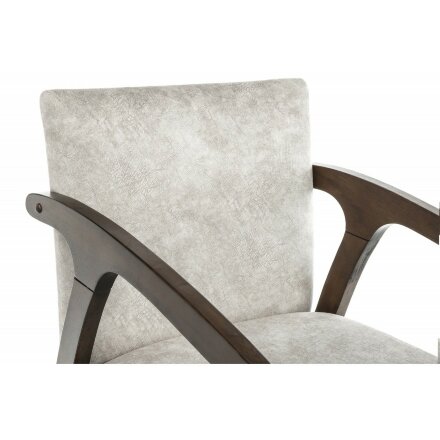 Стул деревянный Lono tobacco / light grey 
