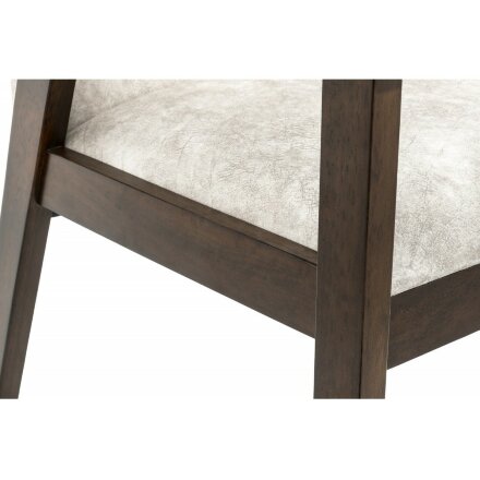 Стул деревянный Lono tobacco / light grey 