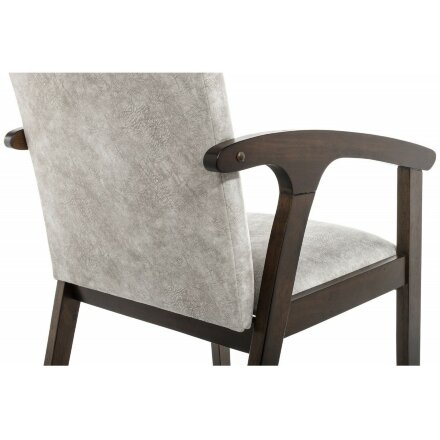 Стул деревянный Lono tobacco / light grey 